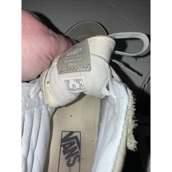 VANS Green Tops Lace Up Sneaker Men 5.5 Womens 7 - Picture 3 of 10